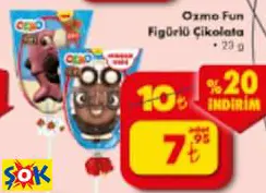 OZMO FUN FİGÜRLÜ ÇİKOLATA 23 G